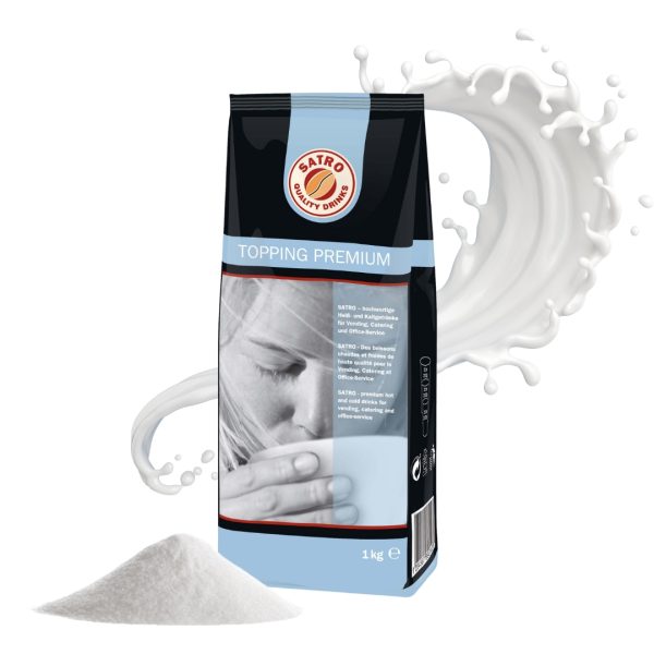 Satro Creamer Powder 15 – 1Kg of rich milk powder for creamy coffee.