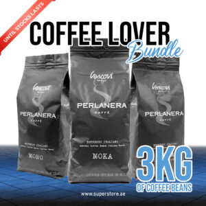 Vescovi Perlanera Coffee Lover Bundle - Coffee Beans 3 Kg | Made in Italy
