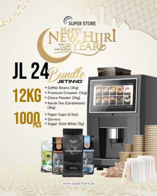 Jetinno JL24 Bundle Package - JL24 Coffee Machine with 12kg Ingredients