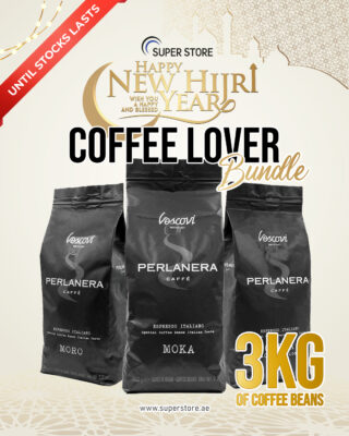 Vescovi Perlanera Coffee Lover Bundle - Coffee Beans 3 Kg | Made in Italy