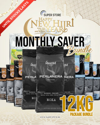 Monthly Saver Bundle – 12KG Festive Pack - Coffee Beans, Topping Karak Tea and Choco Powder
