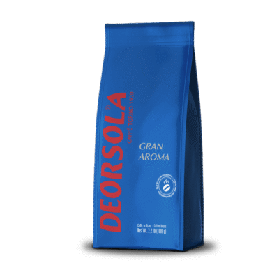 DEORSOLA Gran Aroma – 40% Arabica, Robusta 60% – Coffee Beans 1 Kg | Made in Italy